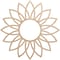 Ekena Millwork Daisy Wood Fretwork Pierced Ceiling Medallion, Alder, 38"OD x 12 1/2"ID x 3/8"T CMWP38X38X0375DAAL - alternate 1